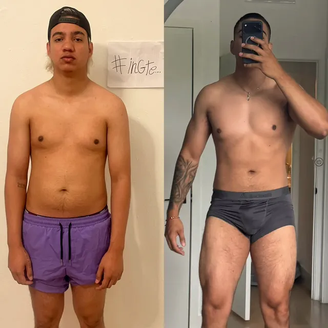 Jesús: antes y después de su proceso con Team Diamond